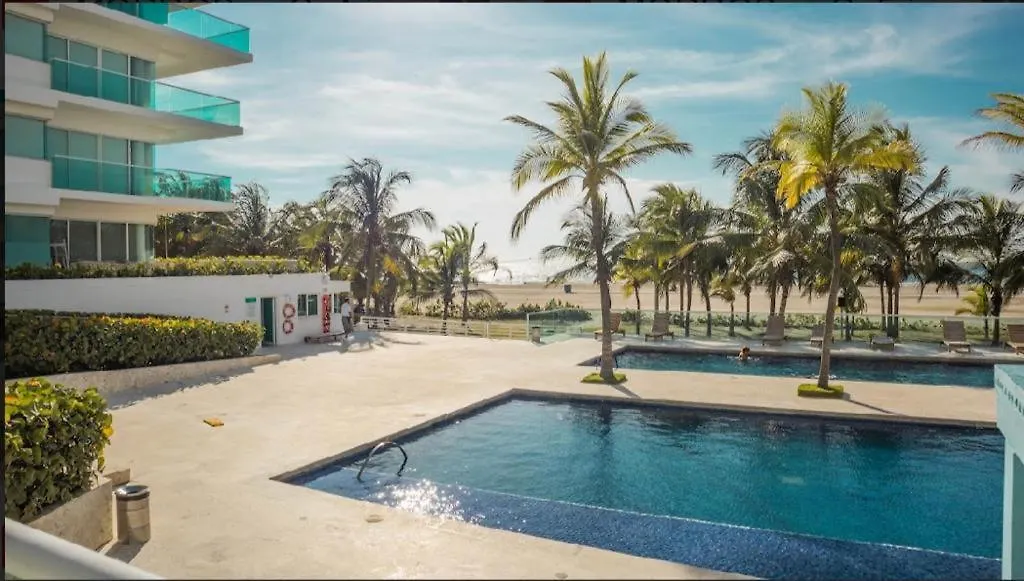 アパート Edificio Acceso Directo Al Mar Primera Linea De Playa 2 Habitaciones Cartagena