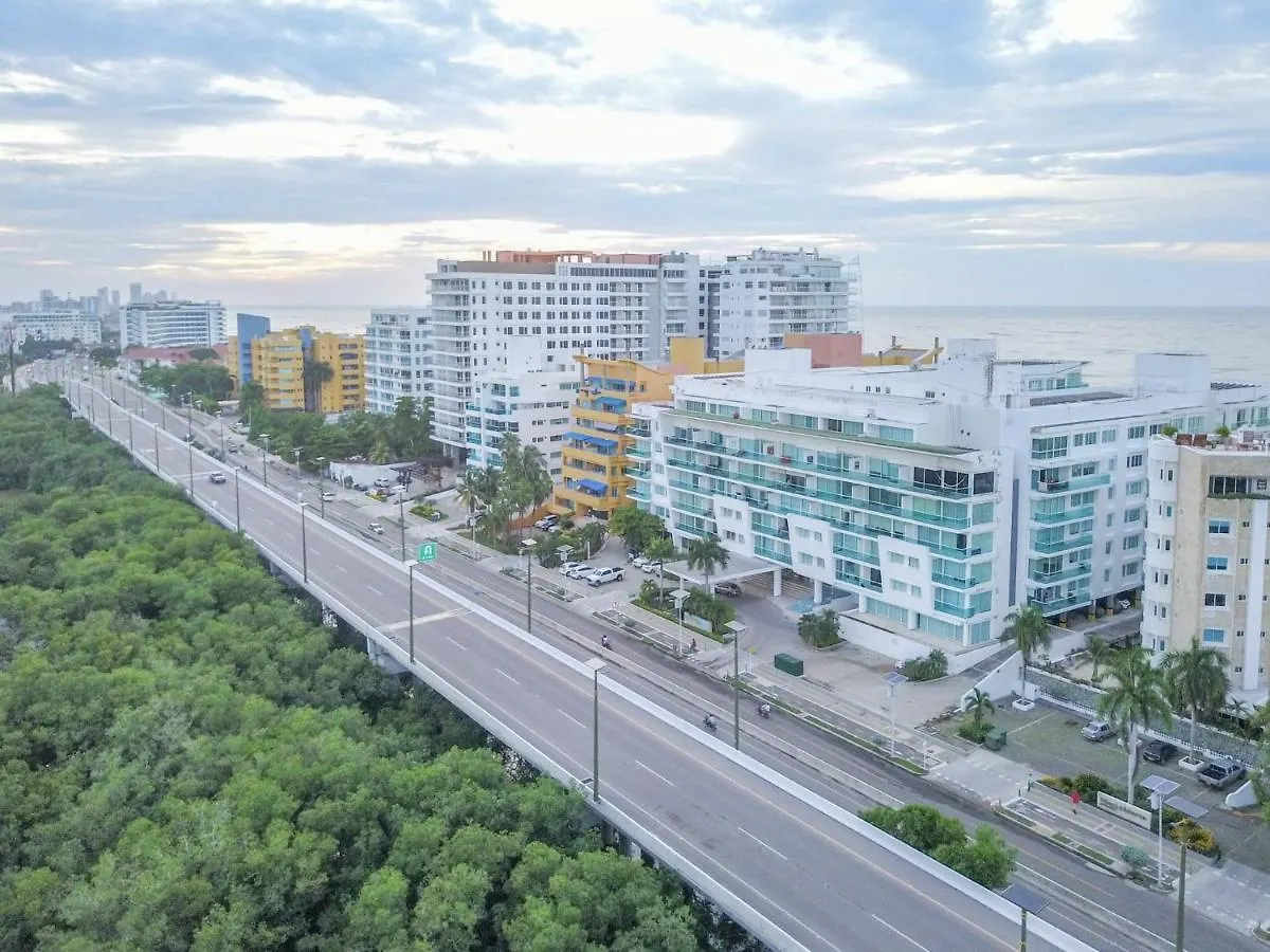 Edificio Acceso Directo Al Mar Primera Linea De Playa 2 Habitaciones Cartagena