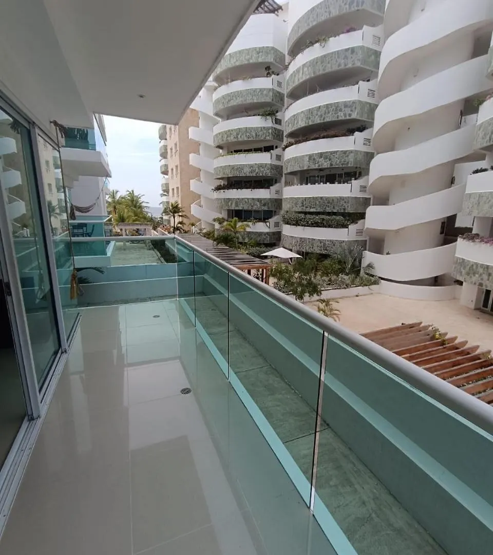 Edificio Acceso Directo Al Mar Primera Linea De Playa 2 Habitaciones Cartagena 0*,  Colombia
